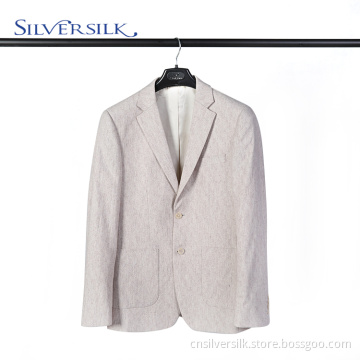 Britisches Wollpolyester Zwei Knopfjacke Mann Blazer